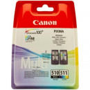 Картридж Canon PG-510+CL-511 MULTIPACK (2970B010) оригінальний, Magenta, Yellow, Cyan, Black, Canon