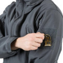 Куртка HELIKON-TEX Gunfighter Jacket Shark Skin Windblocker Black (KU-GUN-FM-01)