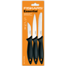 Набір ножів для чищення Fiskars Essential 3 шт (1023785)