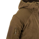 Кофта флисовая HELIKON-TEX Alpha Hoodie с капюшоном Coyote (BL-ALH-FG-11)