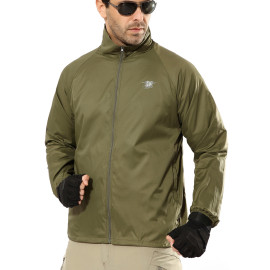 Куртка-ветровка дождевик с чехлом Olive