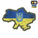 Шеврон PATCH M-TAC УКРАЇНА З ГЕРБОМ (51348032) жовто-синій