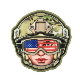 Шеврон PATCH M-TAC Emoji USA girl №2 3D (51354004)