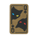 Шеврон PATCH M-TAC QUEEN OF SPADES (51362008) Coyote/Black