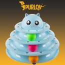 Игрушка для кошек интерактивная башня с шариками Purlov 21837 Польша