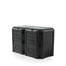 Компостер садовый Prosperplast 800L черный, 2-сегмента (IKLM800C-S411)