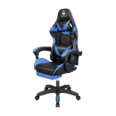 Кресло геймерское Kruger&Matz GX-150 с подставкой для ног Black/Blue
