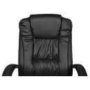 Крісло офісне екошкіра чорне MALATEC 8983