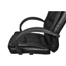 Крісло офісне екошкіра чорне MALATEC 8983