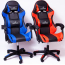 Кресло геймерское DIEGO с массажем черно-синее