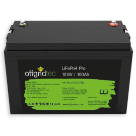 Акумулятор Offgridtec LiFePO4 12.8V 100Ah (100A) BMS 1280Wh (Німеччина)