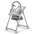 Стільчик для годування 2в1 KiderKraft LASTREE Grey