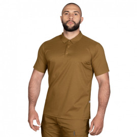 Футболка CAMOTEC Polo Army ID Tactical CoolPass Coyote 0797