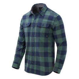 Рубашка HELIKON-TEX GreyMan Moss Green Checkered (KO-GMN-NS-PG)