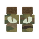 Шеврон PATCH M-TAC Tiger Eyes Laser Cut Reflective флуоресцентный - Multicam (51140008)