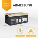 Акумулятор LifePo4 200Ач Plus 12,8V 2560Wh BMS PowerQueen (Німеччина)