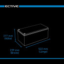 Аккумулятор AGM 12В 230Ач с экраном ECTIVE DC 230S (Германия)