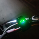 Велосипедна фара + задній ліхтар Trizand LED 1200 мАч Bicycle lamp 4T6 USB + rear light (23677)