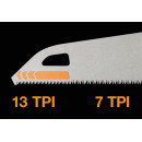 Ручная пила Fiskars PowerTooth 550 мм 7 TPI (1062916)