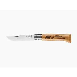 Складаний ніж 85мм, дуб Opinel Animalia Oak Bear 08 002628