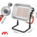 Газовый обогреватель Maltec 4500Вт ST (Польша)