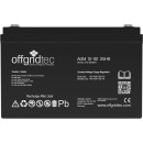 Акумулятор Offgridtec® AGM 101Ah 20HR 12V - Сонячна батарея глибокого циклу