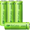 Аккумулятор GP ReCyko NiMH 210AAHCE (4-Pack)