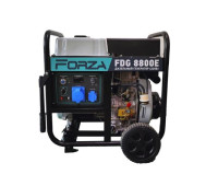 Генератор дизельний FORZA FDG8800E 6.0/6.5 кВт 220В з електрозапуском