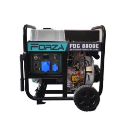 Генератор дизельний FORZA FDG8800E 6.0/6.5 кВт 220В з електрозапуском