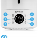 Ультразвуковий зволожувач повітря з іонізацією Maltec 5л (Польща)